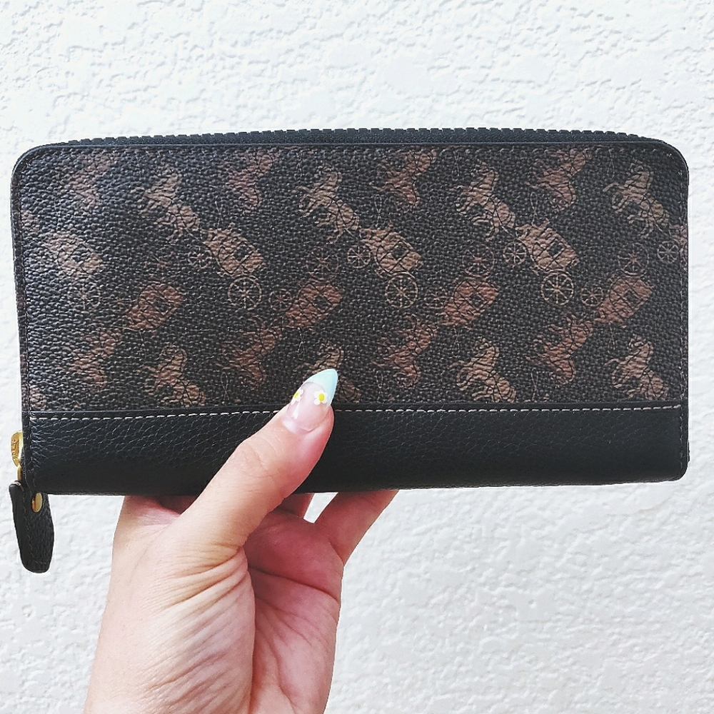 Coach Accordion Zip Wallet